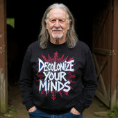 Dekolonisiert eure Köpfe (Punkte) Sweatshirt