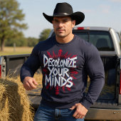 Dekolonisiert eure Köpfe (Punkte) Sweatshirt