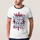 Dekolonisiert Eure Köpfe (Punkte) T-Shirt (Vorderseite)