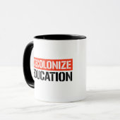 Dekolonisierung der Bildung Tasse (Vorderseite Links)