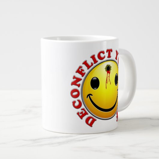 Dekonflict Sie selbst 15oz Tasse (Vorderseite Rechts)