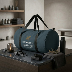 Dekonstruierte & wiederhergestellte Holzkohle Du Duffle Bag