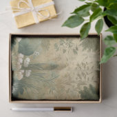 Dekopapier Botanisch, Vögel, Wald Seidenpapier (Geschenk)