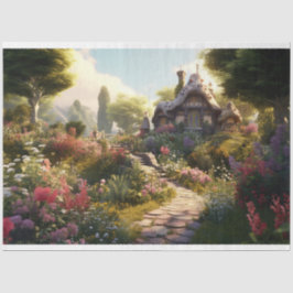 Dekopapier der verzauberten Hütte 1 Seidenpapier