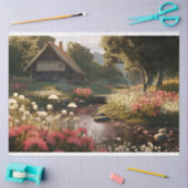 Dekopapier der verzauberten Hütte 2 Seidenpapier (Basteln)