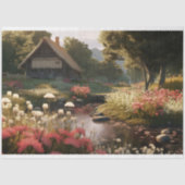 Dekopapier der verzauberten Hütte 2 Seidenpapier (Vorderseite)