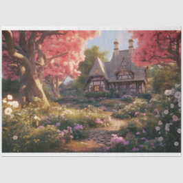 Dekopapier der verzauberten Hütte 3 Seidenpapier