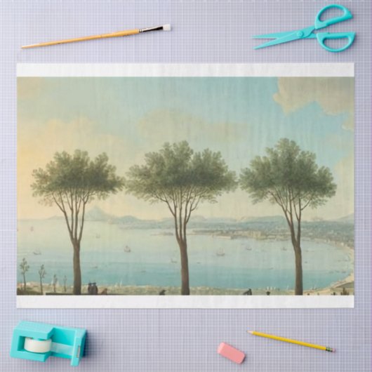 Dekopapier des italienischen Bades von Neapel Seidenpapier (Basteln)