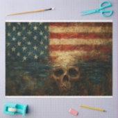 Dekopapier "Flag and Skull in Water Decoupage" - M Seidenpapier (Basteln)