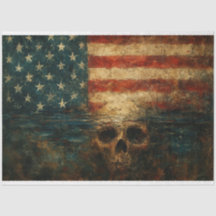 Dekopapier "Flag and Skull in Water Decoupage" - M