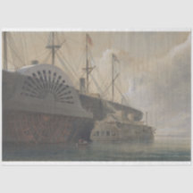 Dekopapier für Dampfschiffe