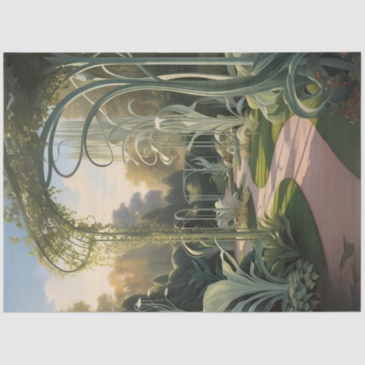 Dekopapier für den Neuen Garten Seidenpapier (Vorderseite)