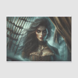 Dekopapier für die Golden Mit Augen Mystical Pirat Seidenpapier