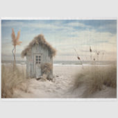 Dekopapier für kleine Strohdächer Seidenpapier (Vorderseite)