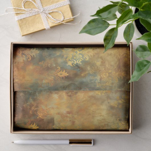 Dekopapier für Rustikale Damasmöbel Seidenpapier (Geschenk)