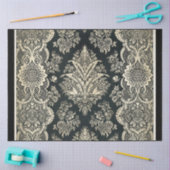 Dekopapier für schwarze und weiße Damaskus Seidenpapier (Basteln)