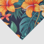 Dekopapier für tropische Orangen Blume Seidenpapier (Ausschnitt)