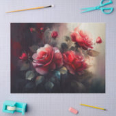 Dekopapier, Umschlag, Garten der verzauberten Rose Seidenpapier (Basteln)