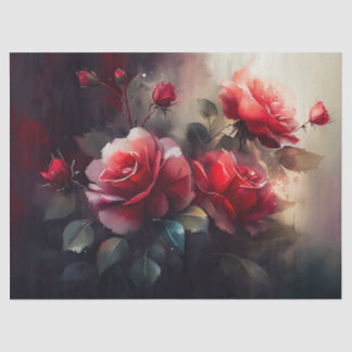 Dekopapier, Umschlag, Garten der verzauberten Rose Seidenpapier