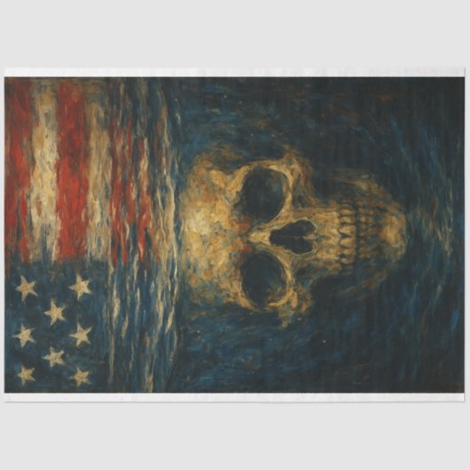 Dekopapier zum Entfernen von Schädel und Reflektio Seidenpapier (Vorderseite)