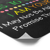 Dekoplakat des Sozialbüros Poster (Ecke)