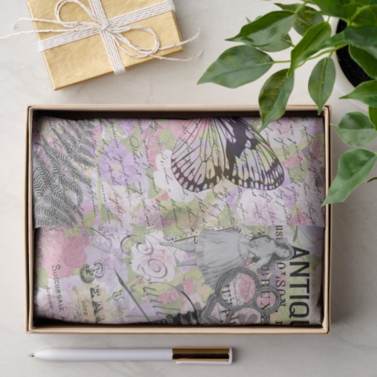 Dekopulationspapier für Butterfly-Schlüssel Seidenpapier (Geschenk)