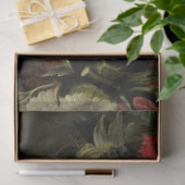 Dekopulationspapier für dunkle Blumenmuster Seidenpapier (Geschenk)