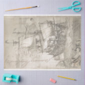 Dekopulver für nautische Möbel Seidenpapier (Basteln)