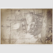 Dekopulver für nautische Möbel Seidenpapier (Vorderseite)