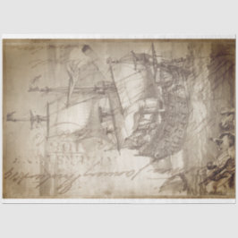 Dekopulver für nautische Möbel Seidenpapier