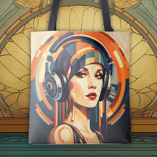 Dekor Art Déco neu interpretiert Tasche