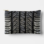 Dekor aus schwarzem Reißkautschuk Zubehörtasche (Vorderseite)