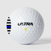 Dekor der American Thin Blue Line Golfball (Logo)