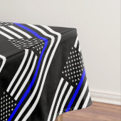 Dekor der American Thin Blue Line Tischdecke (Beispiel)