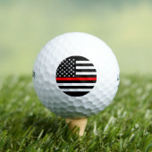 Dekor der American Thin Red Line Golfball (Insitu T-Shirt)