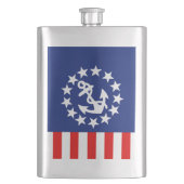 Dekor der amerikanischen Flagge Flachmann (Vorderseite)