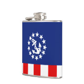 Dekor der amerikanischen Flagge Flachmann (Links)