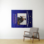 Dekor der benutzerdefinierten Graduationspartei 20 Wandteppich (Beispiel (Horizontal))