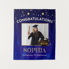 Dekor der benutzerdefinierten Graduationspartei 20 Wandteppich