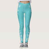 Dekor der Blume 25 Leggings (Vorderseite)