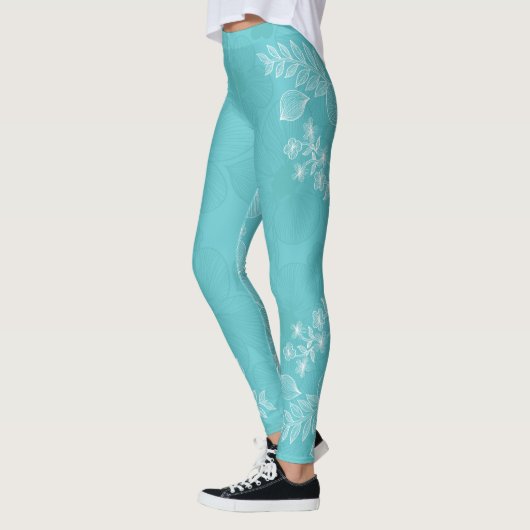 Dekor der Blume 25 Leggings (Links)