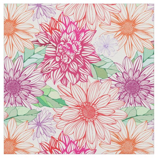 Dekor der Blume 26 Eigene Stoffe (Nahaufnahme)