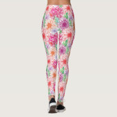 Dekor der Blume 26 Leggings (Rückseite)