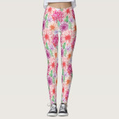 Dekor der Blume 26 Leggings (Vorderseite)