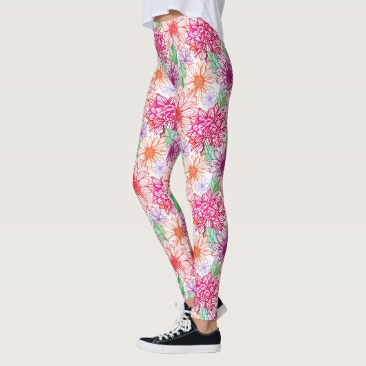 Dekor der Blume 26 Leggings (Links)