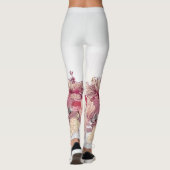 Dekor der Blume 56 Leggings (Rückseite)