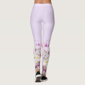Dekor der Blume 72 Leggings (Rückseite)