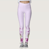 Dekor der Blume 72 Leggings (Vorderseite)
