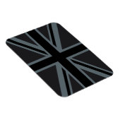 Dekor der britischen Flagge von Black Union Jack Magnet (Rechte Seite)