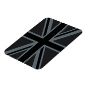 Dekor der britischen Flagge von Black Union Jack Magnet (Linke Seite)